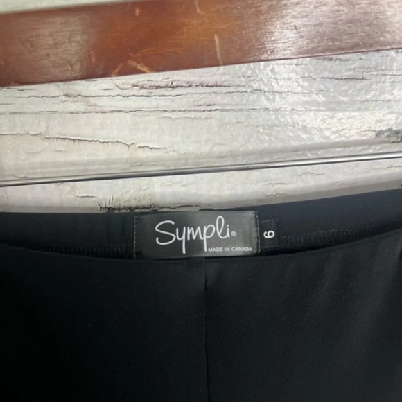 Sympli black crop black pants size  6 - Picture 4 of 7